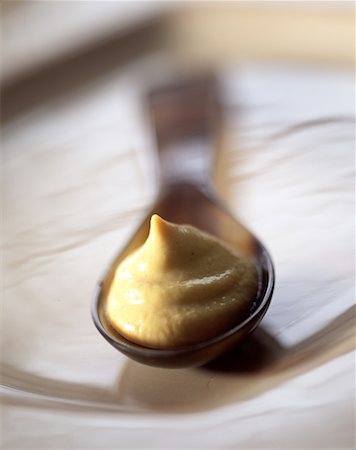 spoonful of mustard Stock Photo - Rights-Managed, Code: 825-02303868