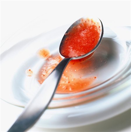 spoonful - Strawberry purée Stock Photo - Rights-Managed, Code: 825-03627162