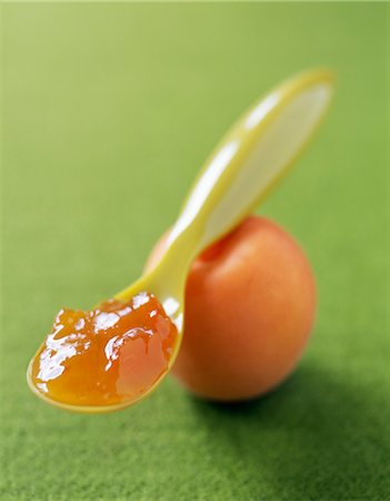Apricot jam Stock Photo - Rights-Managed, Code: 825-03627875