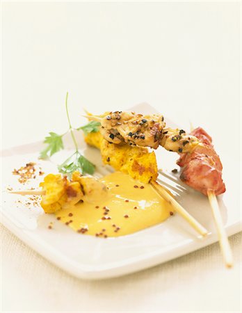 Mango and mustard sauce Stock Photo - Rights-Managed, Code: 825-03628730