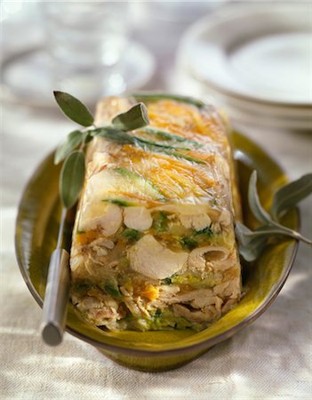 simsearch:652-03804848,k - rabbit and tender confit vegetable terrine Stock Photo - Rights-Managed, Code: 825-03628965