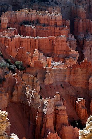 simsearch:6118-07353866,k - Usa, View Of Hoodoos From Inspiration Point At In Bryce Canyon National Park; Utah Stock Photo - Rights-Managed, Code: 832-08007508