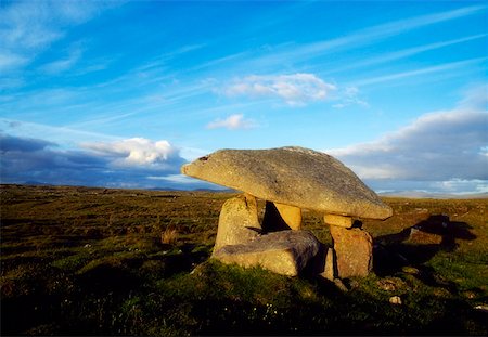 Celtic Archaeology, Dolmen Near Ardara, Co Donegal Stock Photo - Rights-Managed, Code: 832-02254038