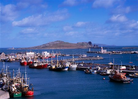 Co Dublin, Howth Harbour, and Irelands Eye Stock Photo - Rights-Managed, Code: 832-02254190