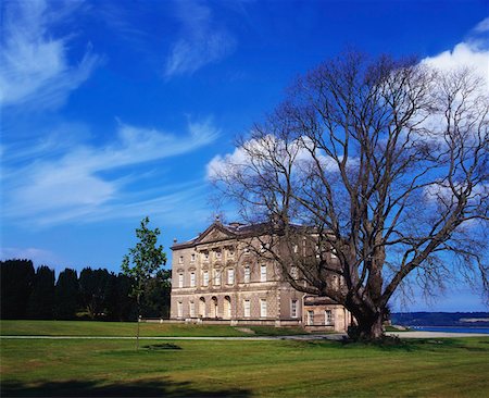 Strangford, Co Down, Northern Ireland, Castle Ward House Stock Photo - Rights-Managed, Code: 832-02254623