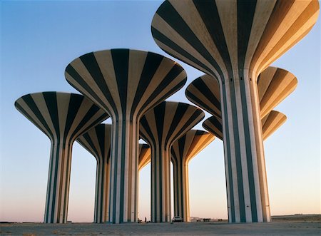 Water Towers, Kuwait Stock Photo - Rights-Managed, Code: 832-02254648