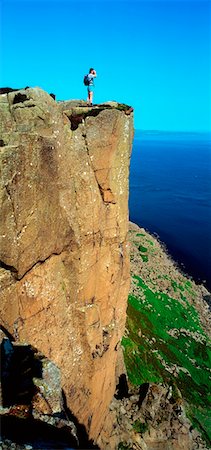 Rock Climbing, Fair Head, Co Antrim, Ireland Stock Photo - Rights-Managed, Code: 832-02254805