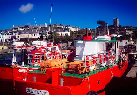 Baltimore Harbour, County Cork, Ireland; Boats docked in harbour Stock Photo - Rights-Managed, Code: 832-02255316