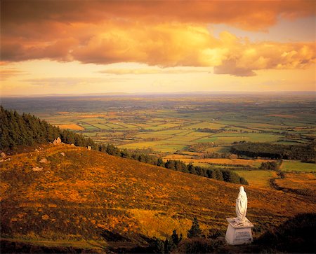 Co Tipperary, Statue of the Madonna, The Devils Bit Templemore Stock Photo - Rights-Managed, Code: 832-02252610