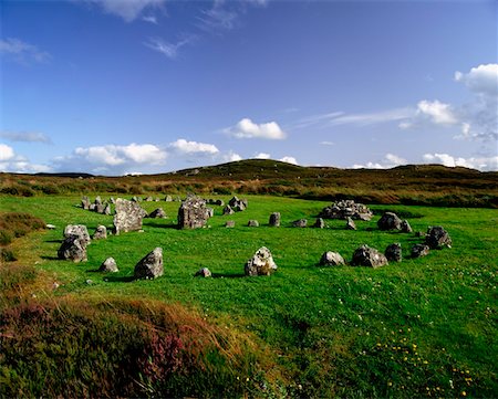 Beaghmore Stone Circles, Co. Tyrone, Ireland Stock Photo - Rights-Managed, Code: 832-02252698