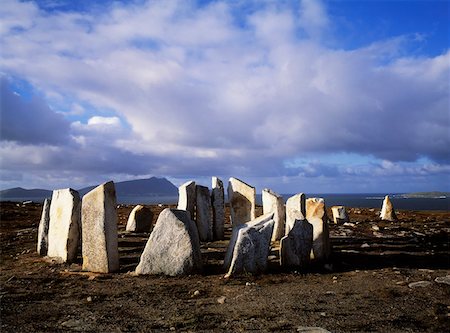 Stone Circle, Blacksod Point, Co Mayo, Ireland Stock Photo - Rights-Managed, Code: 832-02252779