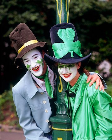 St Patrick's Day Parade, Dublin, Ireland Foto de stock - Con derechos protegidos, Código: 832-02252842