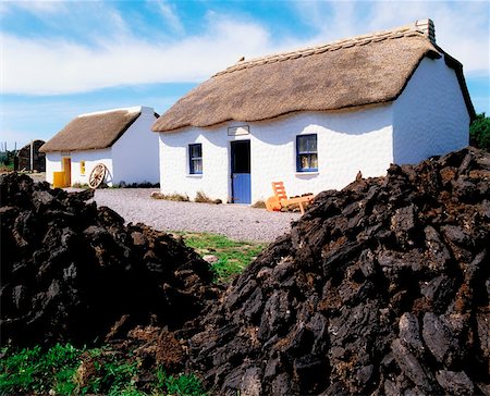 simsearch:832-03233600,k - Traditional Cottages, Bog Village Museum, Glenbeigh Co Cork Stock Photo - Rights-Managed, Code: 832-02252922
