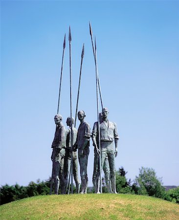 Enniscorthy, Co Wexford, Sculpture commemorating the Irish Rebellion of 1798 Stock Photo - Rights-Managed, Code: 832-02253107