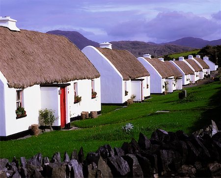 Tourism Holiday Cottages, Tullycross Near Letterfrack, Co Galway Stock Photo - Rights-Managed, Code: 832-02253227