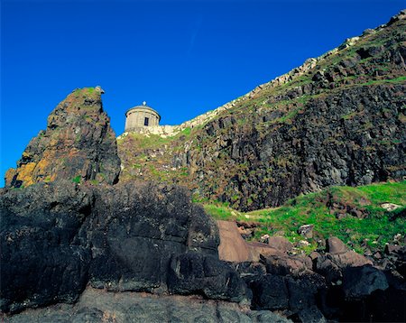 Mussenden Temple, Downhill, Co Derry, Ireland Stock Photo - Rights-Managed, Code: 832-02253276