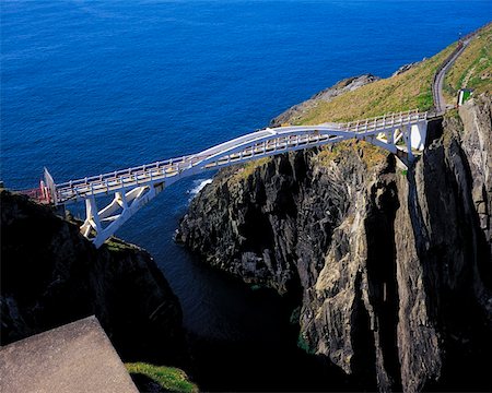 Mizen Head Bridge, Mizen head, Co Cork, Ireland Stock Photo - Rights-Managed, Code: 832-02253423