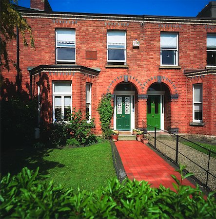 renting - Lieu de naissance de James Joyce, 41 Square de Brighton, Rathgar, Co Dublin, Irlande Photographie de stock - Rights-Managed, Code: 832-02253552