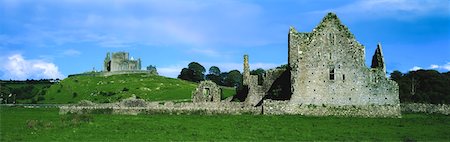 rock of cashel - Co Tipperary, Hore Abbey, Rock Of Cashel Stock Photo - Rights-Managed, Code: 832-02253564