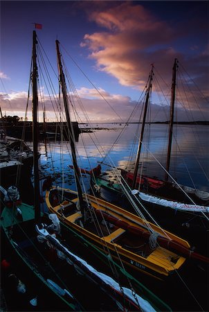 Kinvara, County Galway, Ireland; The Gathering of the Boats Festival Stock Photo - Rights-Managed, Code: 832-03232992