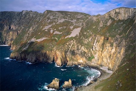 Slieve League, Co Donegal, Ireland; Sea cliffs Stock Photo - Rights-Managed, Code: 832-03233162