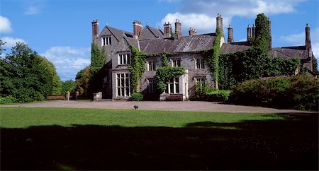 estate - Lough Rynn Castle, Co Leitrim, Ireland;  Victorian manor completed in 1832 Stock Photo - Rights-Managed, Code: 832-03233409