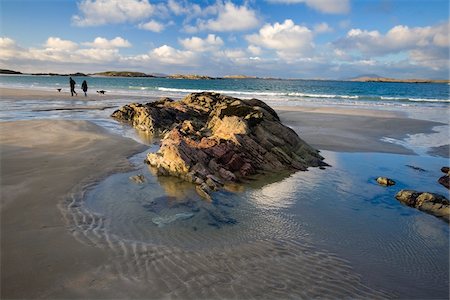 Glassillaun, Co Galway, Ireland; Rock strata along Glassillaun beach Stock Photo - Rights-Managed, Code: 832-03233648