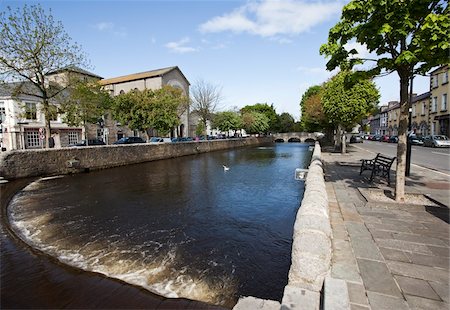 Carrowbeg River, Westport, County Mayo, Ireland Stock Photo - Rights-Managed, Code: 832-03233803