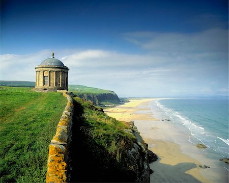simsearch:832-02252724,k - Mussenden Temple on the Downhill Estate in Ireland Stock Photo - Rights-Managed, Code: 832-03358558