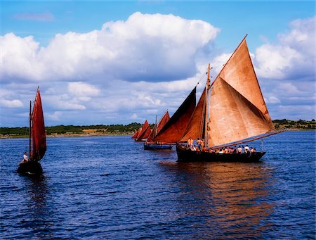 Traditional Boats, Galway Hooker, Co Donegal Stock Photo - Rights-Managed, Code: 832-03359102