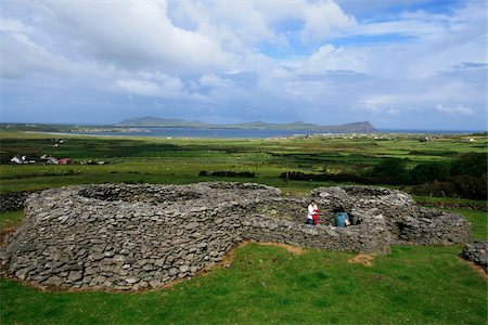 prehistoric - Dingle peninsula, County Kerry, Ireland; Prehistoric house ruins Stock Photo - Rights-Managed, Code: 832-03359210