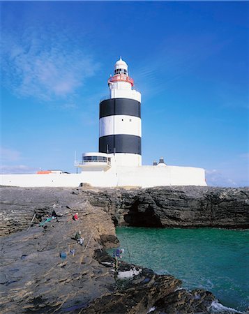 simsearch:832-03639876,k - Hook Lighthouse, Waterford Harbour, Co Wexford, Ireland Stock Photo - Rights-Managed, Code: 832-03639442