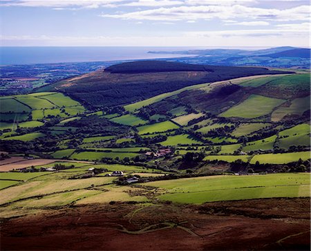 simsearch:832-03232823,k - Great Sugar Loaf, Co Wicklow, Ireland; View Towards Wicklow Head Stock Photo - Rights-Managed, Code: 832-03639453