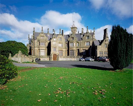 Brownlow House, Lurgan, Co Armagh; Built In The Elizabethan Style For Charles Brownlow In 1833 Stock Photo - Rights-Managed, Code: 832-03640037
