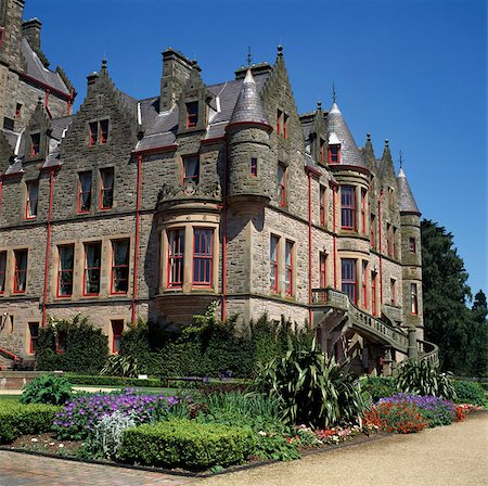 path of stone - Belfast Castle, Cavehill Country Park, Belfast, County Antrim, Northern Ireland Stock Photo - Rights-Managed, Code: 832-03640677