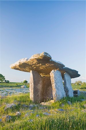 Poulnabrone Dolmen, County Clare, Ireland Stock Photo - Rights-Managed, Code: 832-03640879