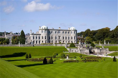 estate - Enniskerry, County Wicklow, Ireland; Powerscourt House And Gardens Stock Photo - Rights-Managed, Code: 832-03640939