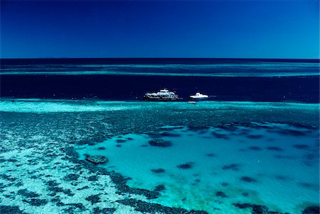 Barrier Reef,  High Angle View Stock Photo - Rights-Managed, Code: 832-03724413
