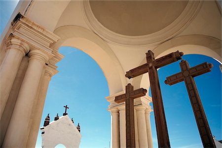 simsearch:841-06449694,k - Crucifix at Basilica of Our Lady of Copacabana Stock Photo - Rights-Managed, Code: 832-03723629