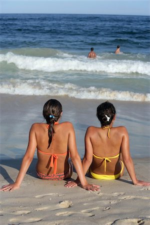 Young women sunbathing. Stock Photo - Rights-Managed, Code: 832-03723813