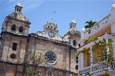 pictures of cartagena colombia - San Pedro Claver church Stock Photo - Rights-Managed, Code: 832-03723977