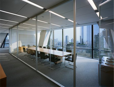 Hearst Tower, 300 West 57th Street, New York. 2006. Conference Room. Architects: Foster and Partners Stock Photo - Rights-Managed, Code: 845-04826540