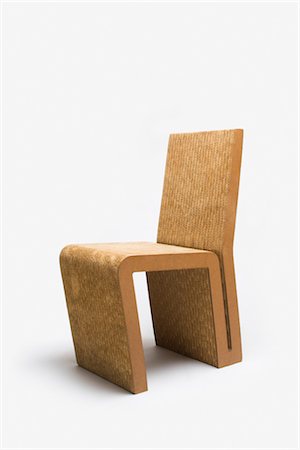 Side Chair, 1972. Designer: Frank Gehry Stock Photo - Rights-Managed, Code: 845-05837840