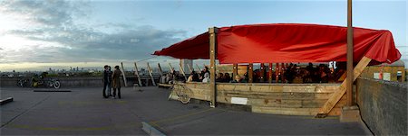 european cafe bar - Franks Cafe and Campari Bar, Peckham. Architects: Paloma Gormley and Lettice Drake. Stock Photo - Rights-Managed, Code: 845-05837931