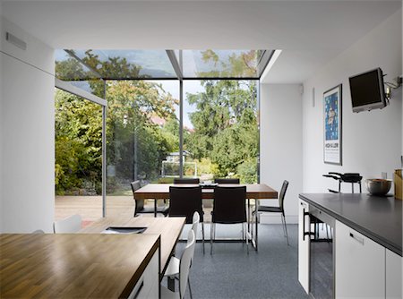 dining area - Paul Archer Design. Architects: Paul Archer Design Stock Photo - Rights-Managed, Code: 845-05838052