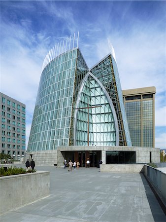 Cathedral of Christ the Light, Oakland, California. Architects: Skidmore, Owings and Merrill LLP Stock Photo - Rights-Managed, Code: 845-05838083