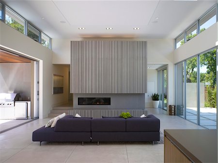 simsearch:845-06008034,k - Seating area in living room of Menlo Park Residence, California, USA. Architects: Dumican Mosey Architects Stock Photo - Rights-Managed, Code: 845-05838194