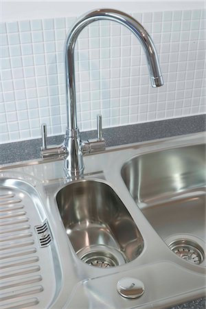 simsearch:845-07561516,k - Albion conversion. Kitchen sink detail Stock Photo - Rights-Managed, Code: 845-05839069
