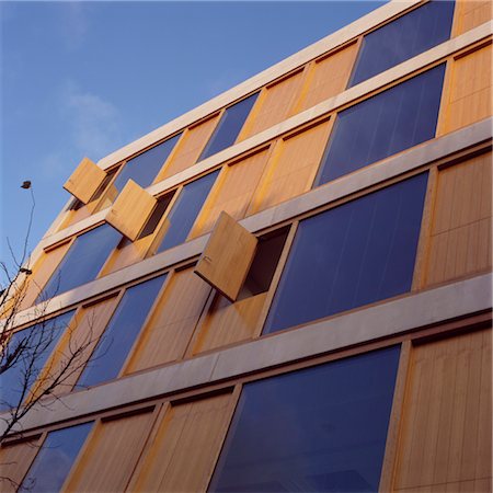 simsearch:845-05838996,k - Timber framed windows at Northdown Street, Kings Cross, London, UK. Architects: Squire and Partners Stock Photo - Rights-Managed, Code: 845-06008066