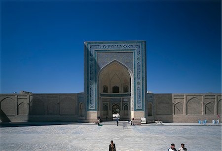 The Great Kalan Mosque, Bukhara, 15th century. Stock Photo - Rights-Managed, Code: 845-02726457